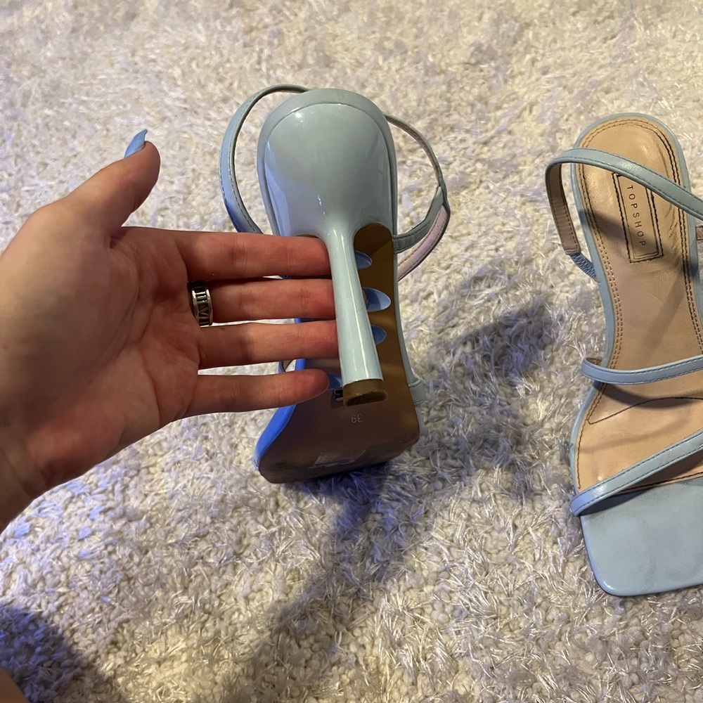 Baby blue heels - Picture 3 of 3